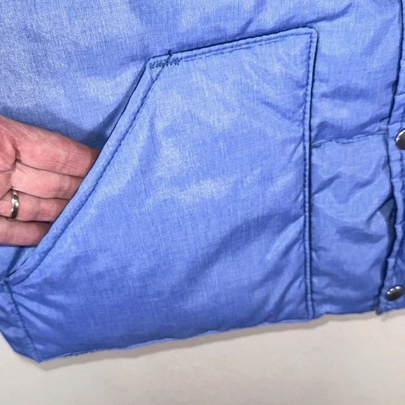 Vintage Down Filled Puffer Vest Men Size Large Casual Winter Ski Cozy Warm - Picture 4 of 8